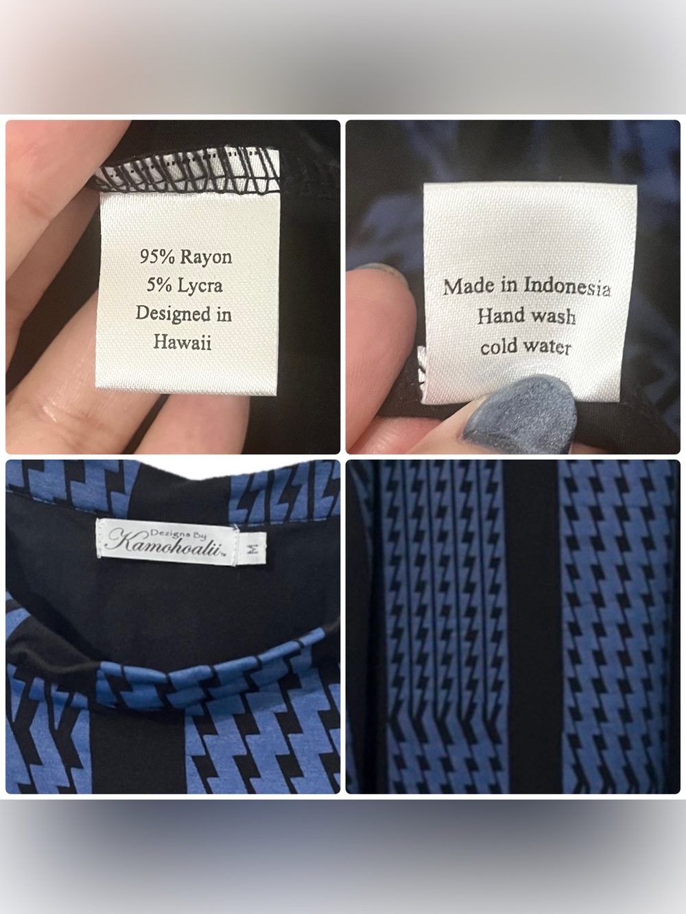 Dezigns by Kamohoali’i Hawaii ✨ Women’s Dress MEDIUM - Picture 3 of 4